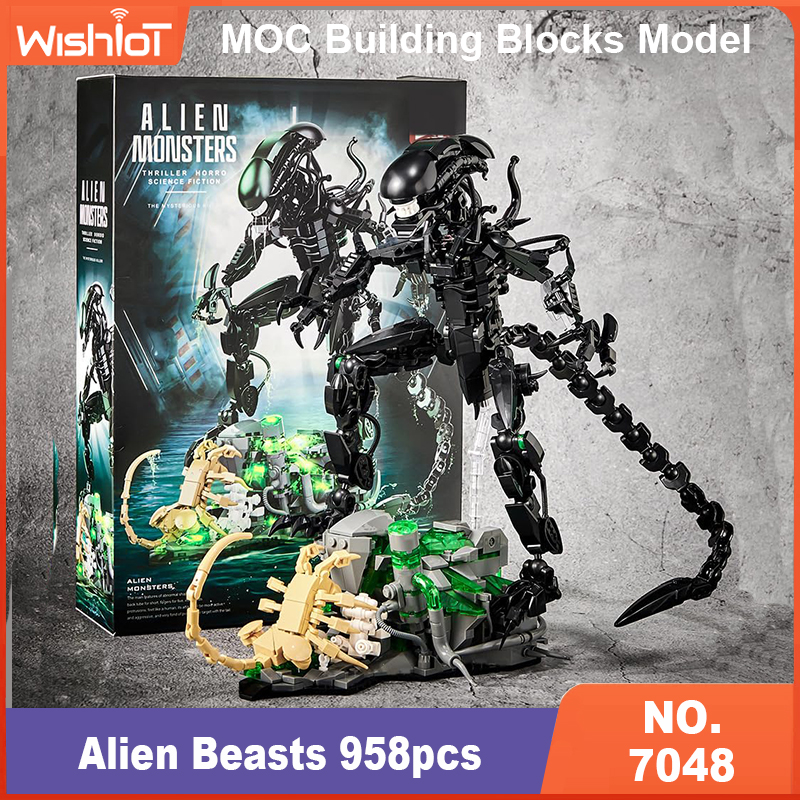Xenomorph Kids Toys - MOC 7048 Alien Monsters Building Blocks