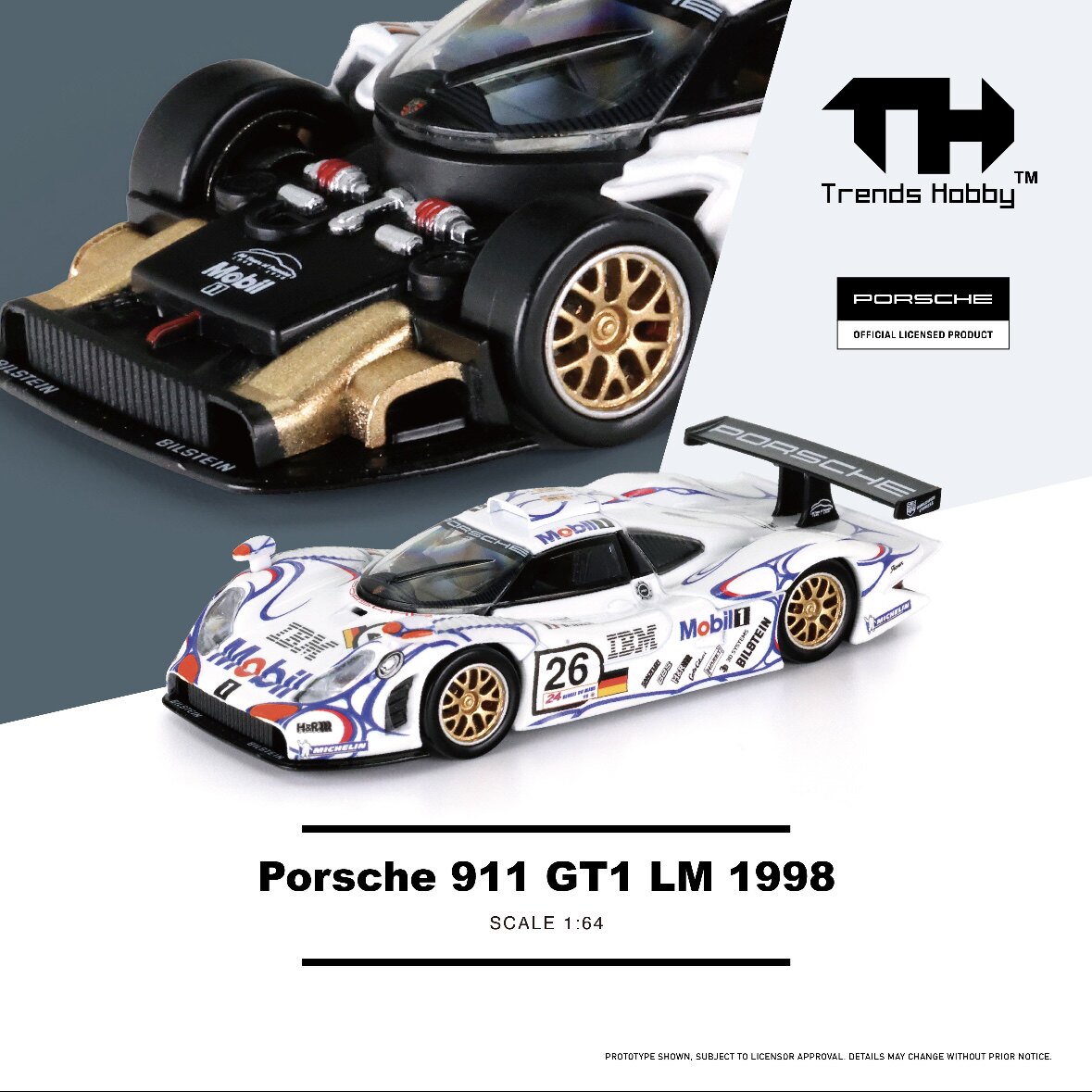 Kids Y Toys - TH-Trends Hobby 1/64 095 911 GT1