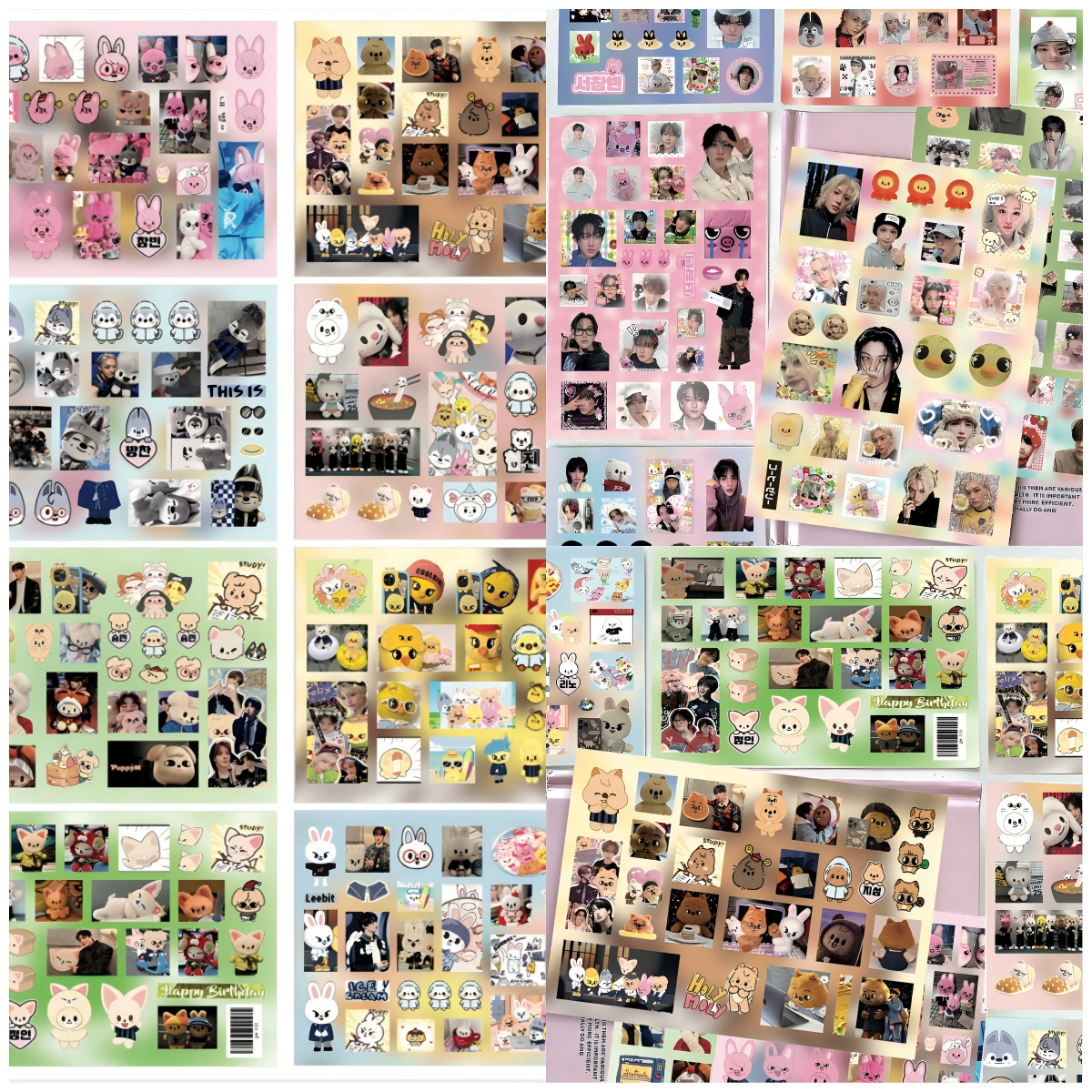 Kids Toys Scooter - 8PCS High Quality Photo Stickers Stray