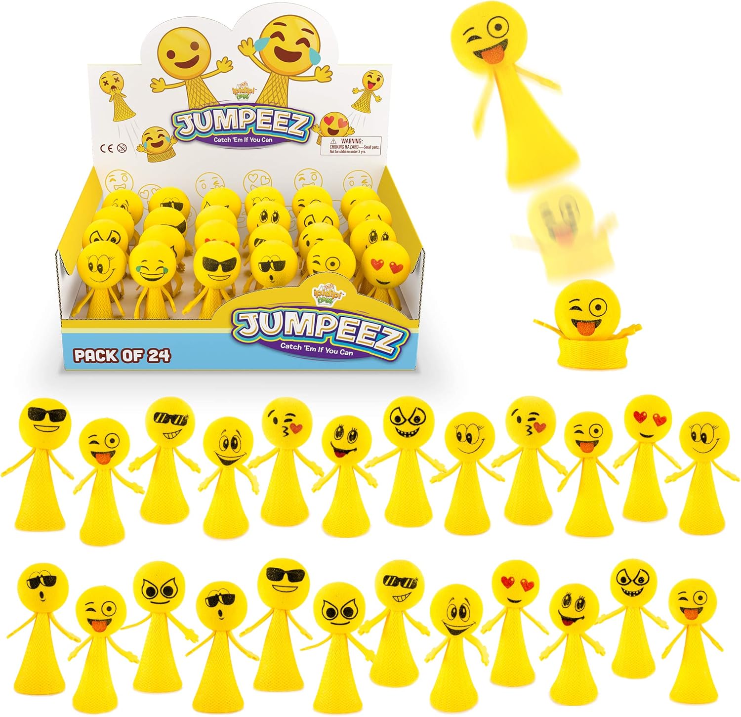 Kids Toys Jumping Poppers - Spring Launcher Toys for Kids -