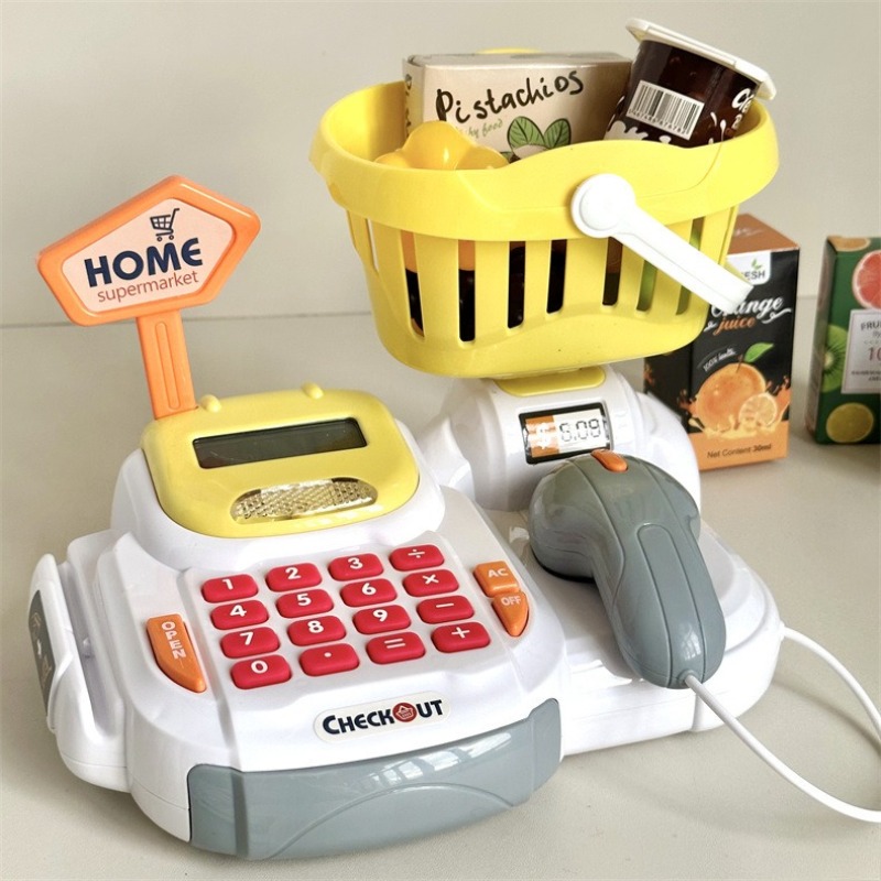 Cashier Toy Cash Register Play - Kids Toys Shop ulasan dan harga