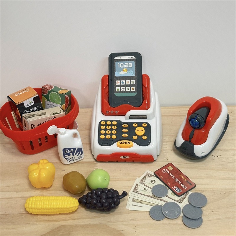 Cashier Toy Cash Register Play - Kids Toys Shop ulasan dan harga