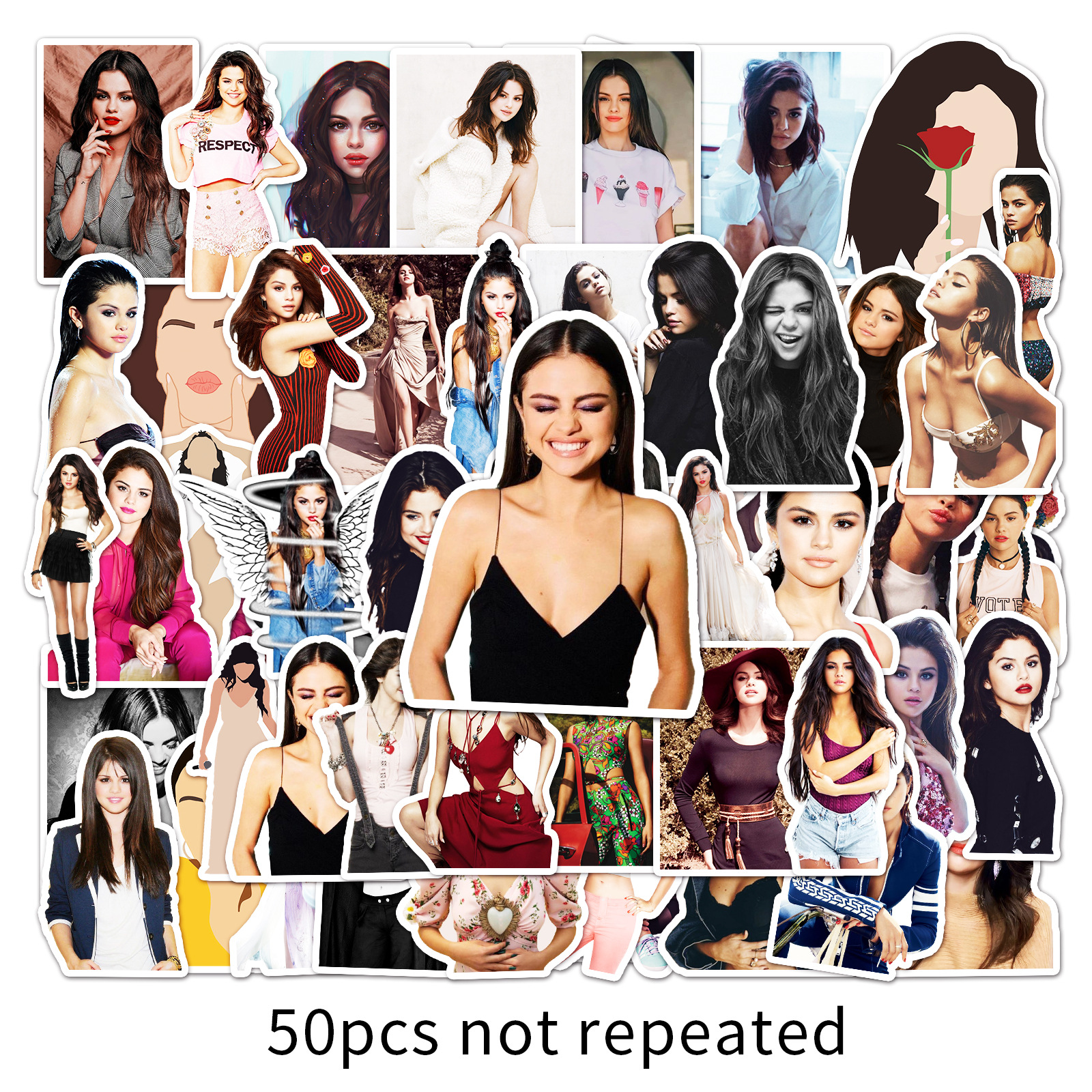 10/30/50pcs  Selena Gomez  Sta - Kids Toys Scooter ulasan dan harga