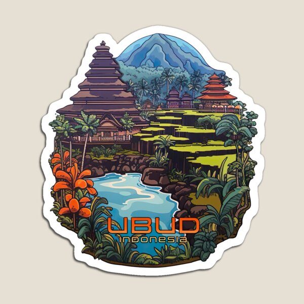Ubud Bali Indonesia  Magnet Ch - Kids Toys Indonesia ulasan dan harga