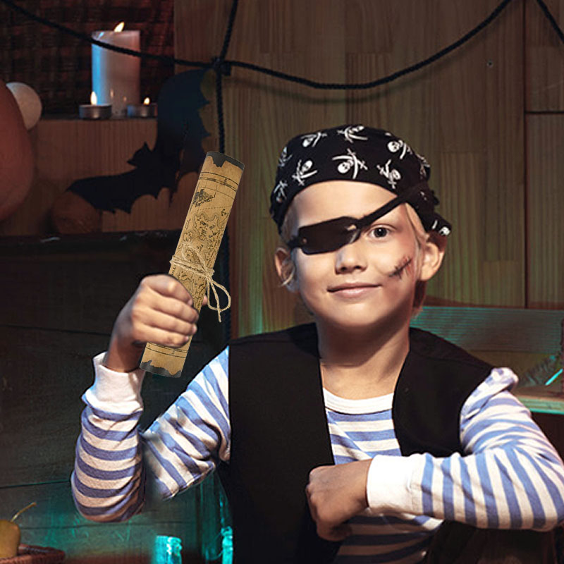 ！Pirate Adventure Treasure Map - Kids Toys Vintage ulasan dan harga