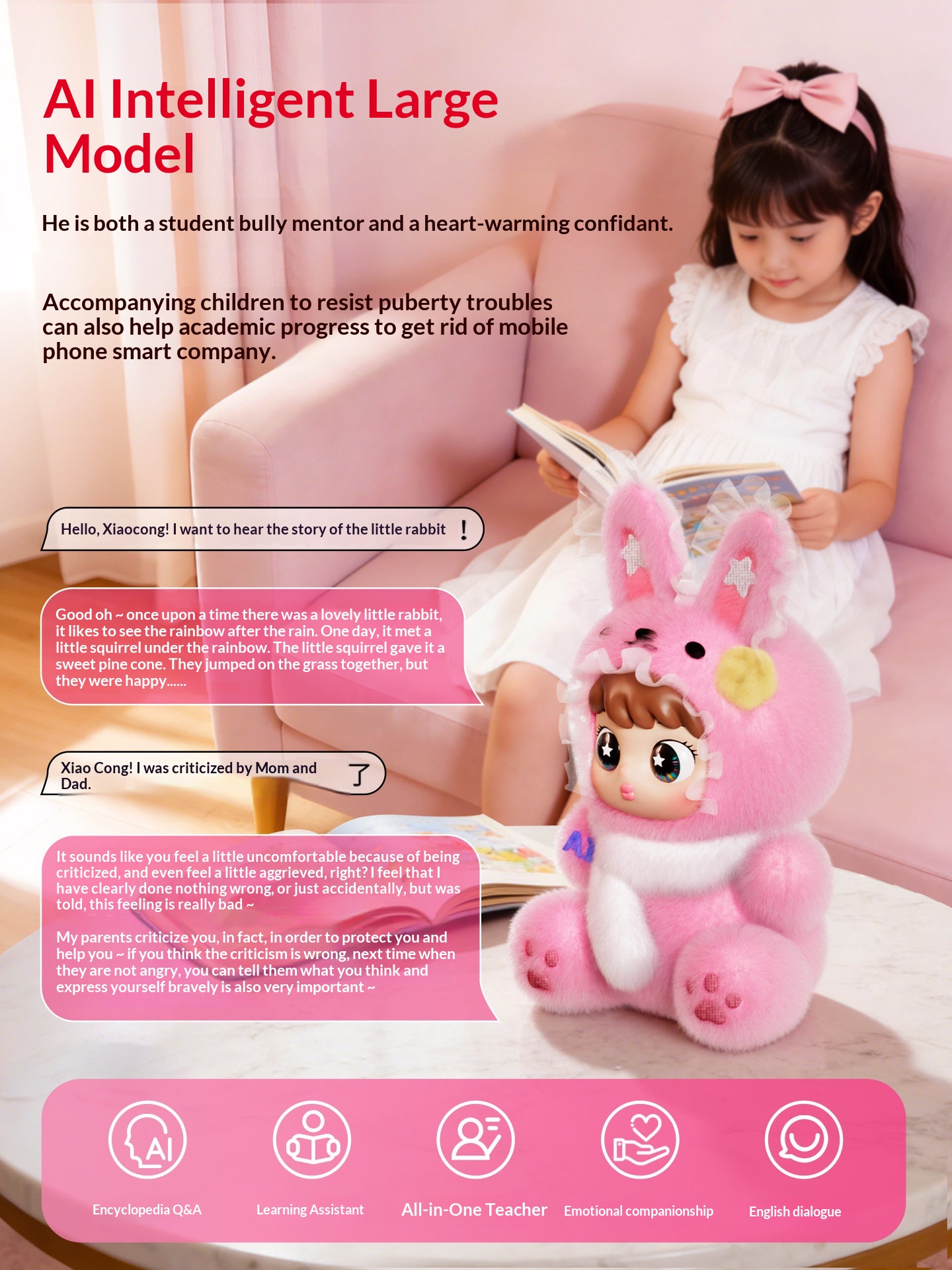 Ai Kids Story Robot Rabbit Sma - Kids Y Toys ulasan dan harga