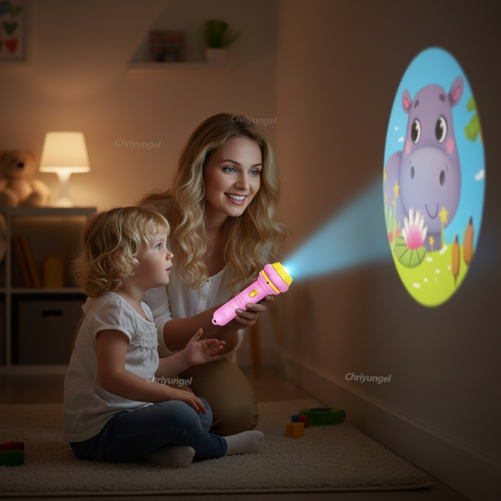 Kids Projector Torch with 10 S - Kids Toys Under $10 ulasan dan harga