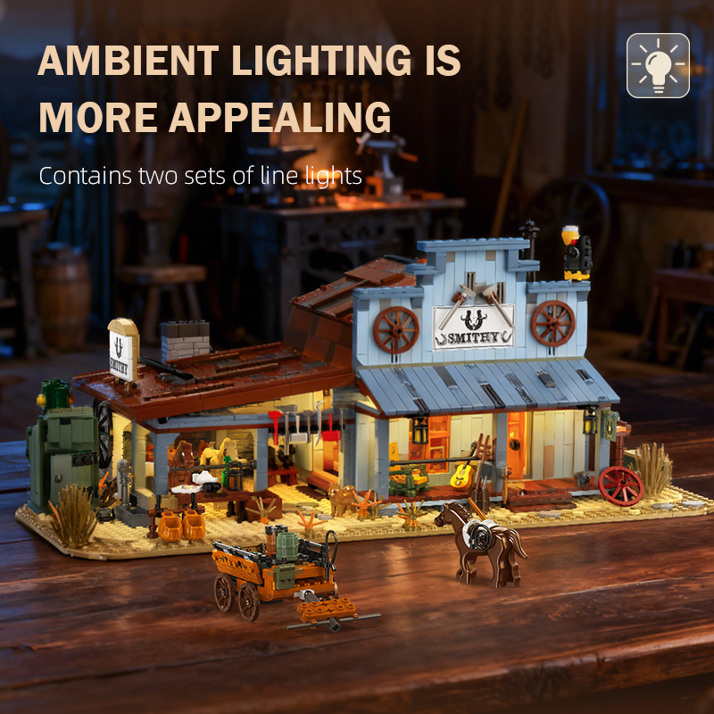 2718PCS Retro Blacksmith Shop  - Kids Toys Shop ulasan dan harga