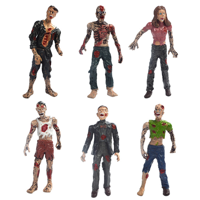 12Pcs/Lot 10CM The Walking Dea - Kids Zombie Toys ulasan dan harga