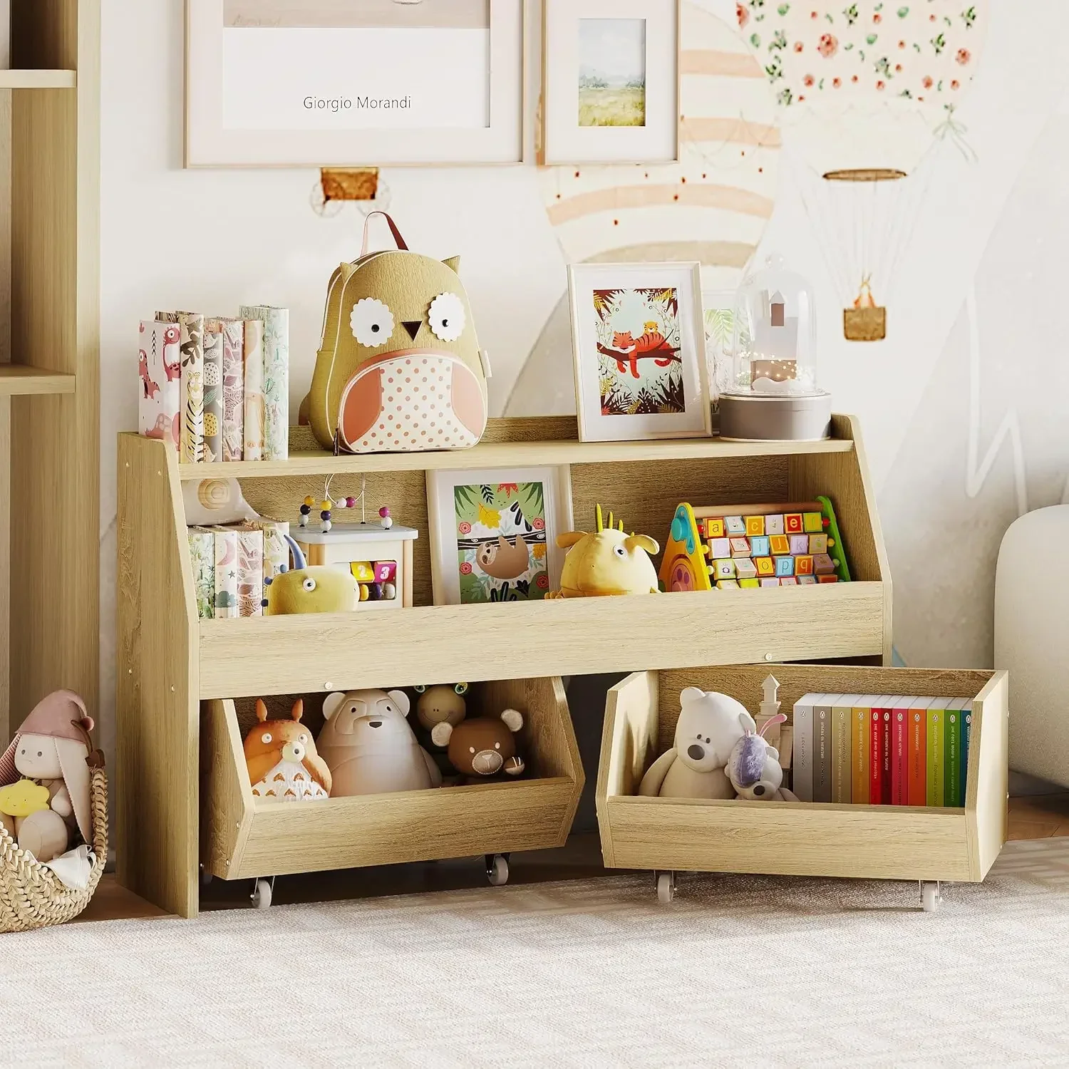 Toy Storage Organizer for Kids - Kids Toys Drawers ulasan dan harga