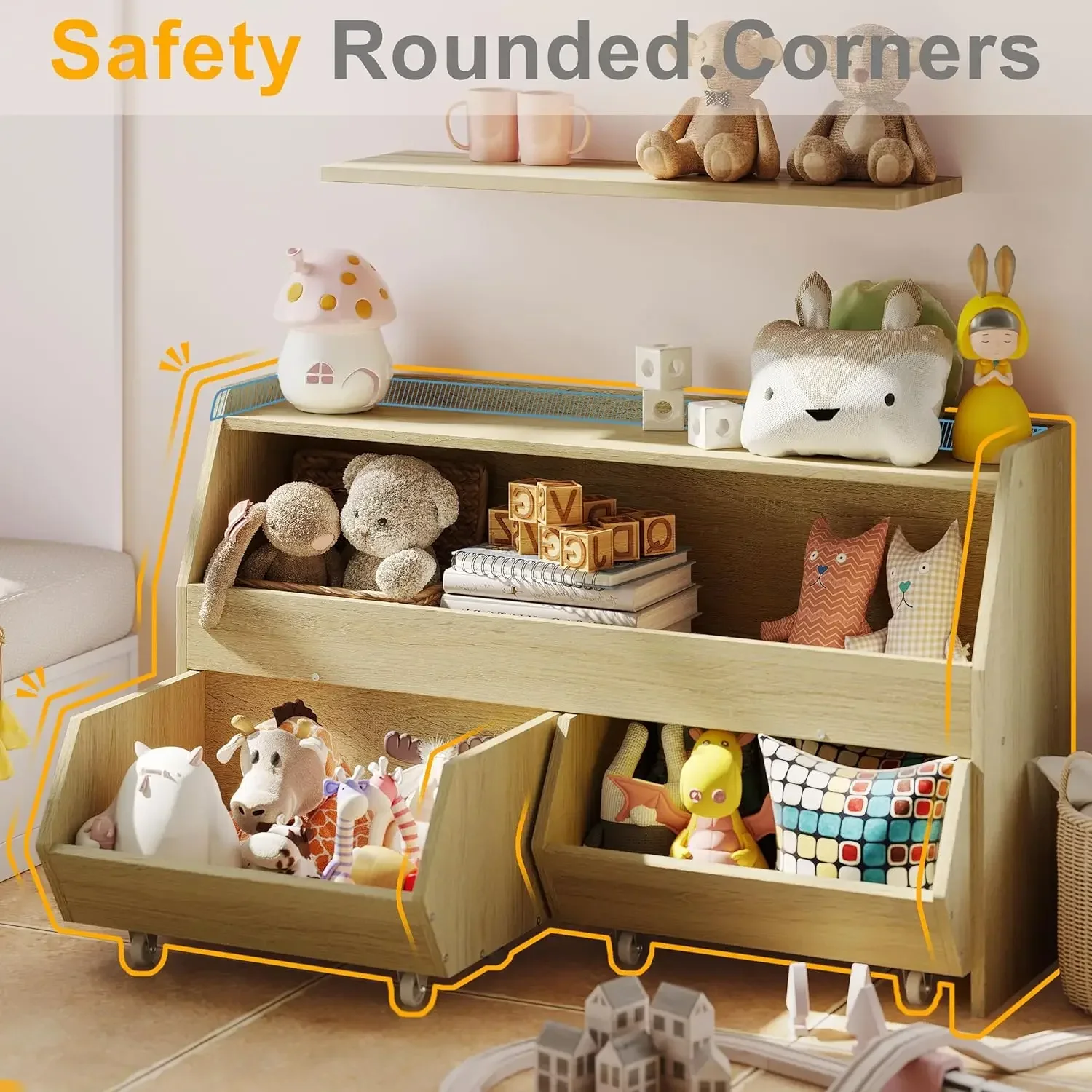 Toy Storage Organizer for Kids - Kids Toys Drawers ulasan dan harga