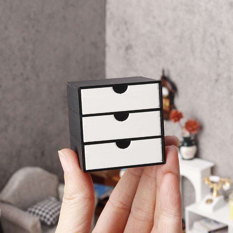 1 12 Miniature Dollhouse Furni - Kids Toys Drawers ulasan dan harga