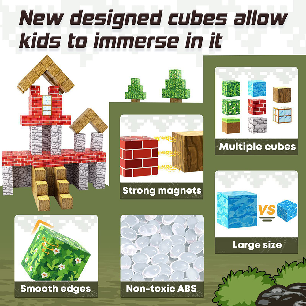 DIY Magnetic Building Blocks M - Kids Toys In Store ulasan dan harga