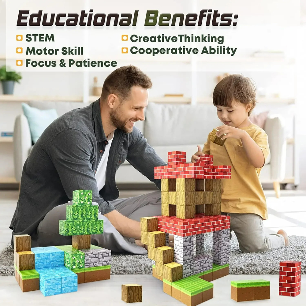 DIY Magnetic Building Blocks M - Kids Toys In Store ulasan dan harga