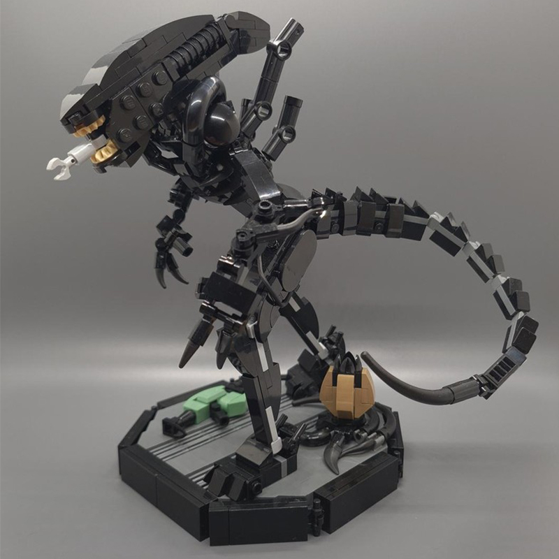 588pcs MOC Xenomorph Model Bui - Xenomorph Kids Toys ulasan dan harga