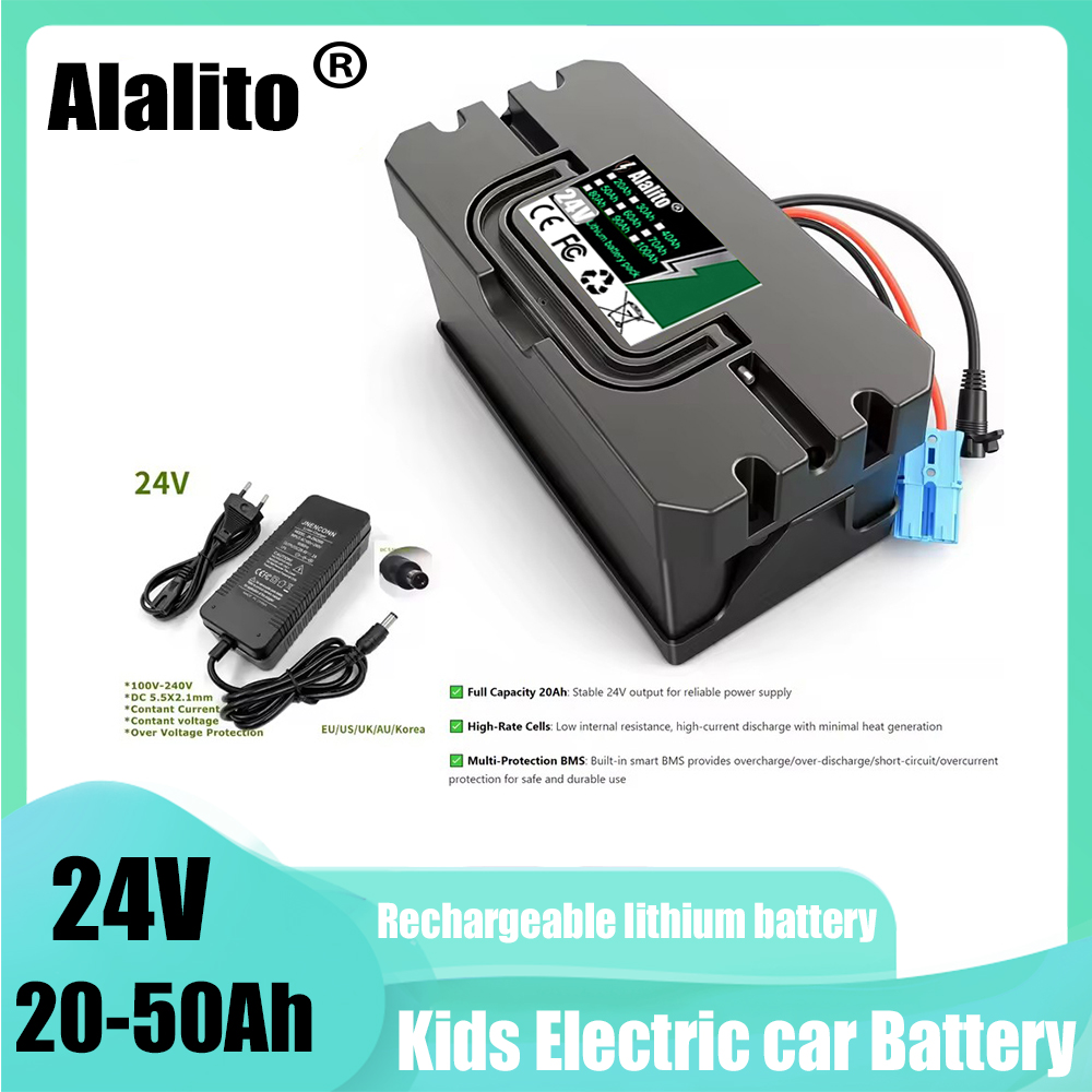 24V 50Ah Rechargeable lithium  - Kids Toys Scooter ulasan dan harga