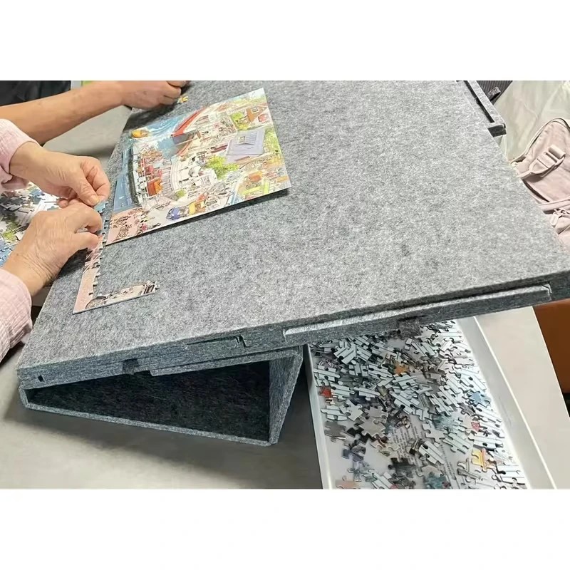 Portable Jigsaw Puzzle Table f - Kids Toys Drawers ulasan dan harga