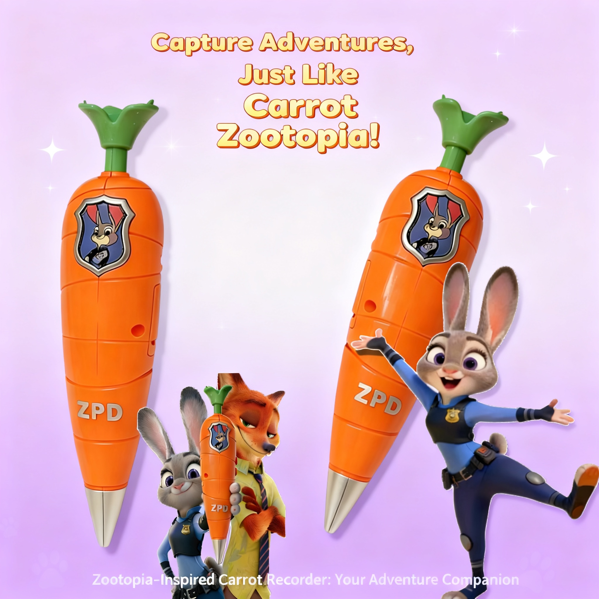 Zootopia 2 Carrot Recorder Pen - Kids Toys Usa ulasan dan harga