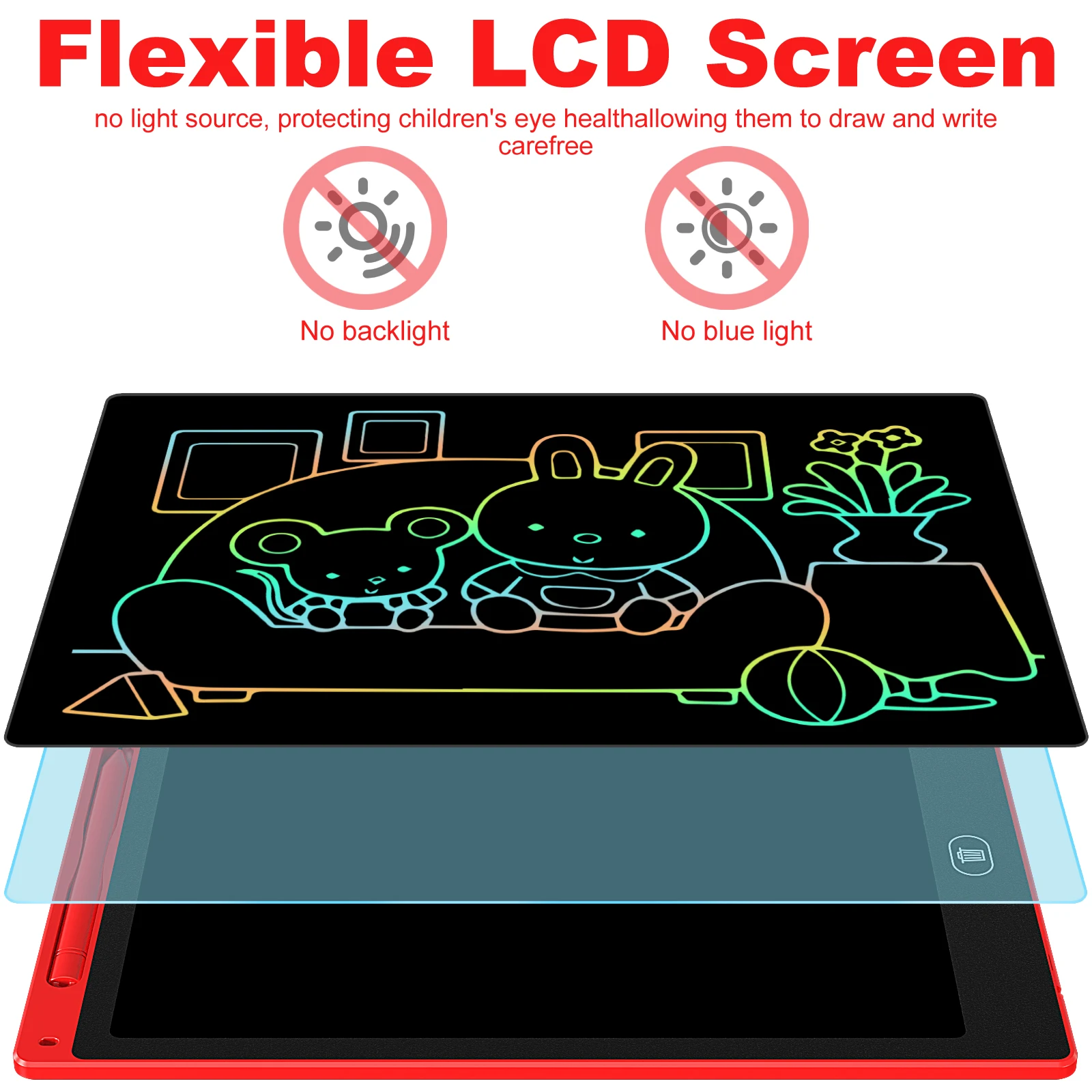 10 Inch LCD Drawing Tablet, Ha - Kids Toys Under $10 ulasan dan harga