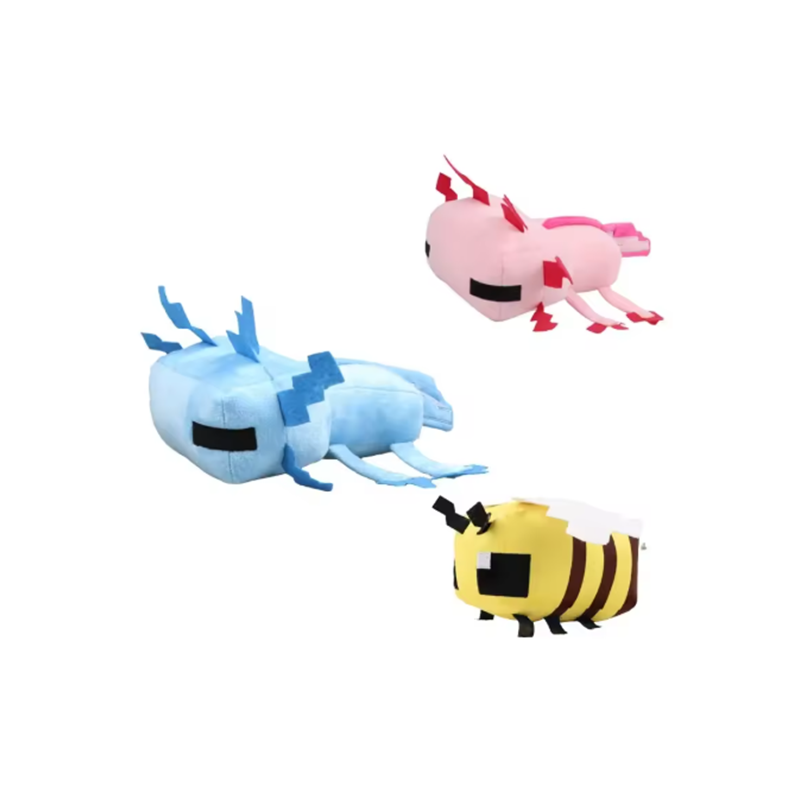 Axolotl Plush Toys Creeper Spi - Kids Zombie Toys ulasan dan harga