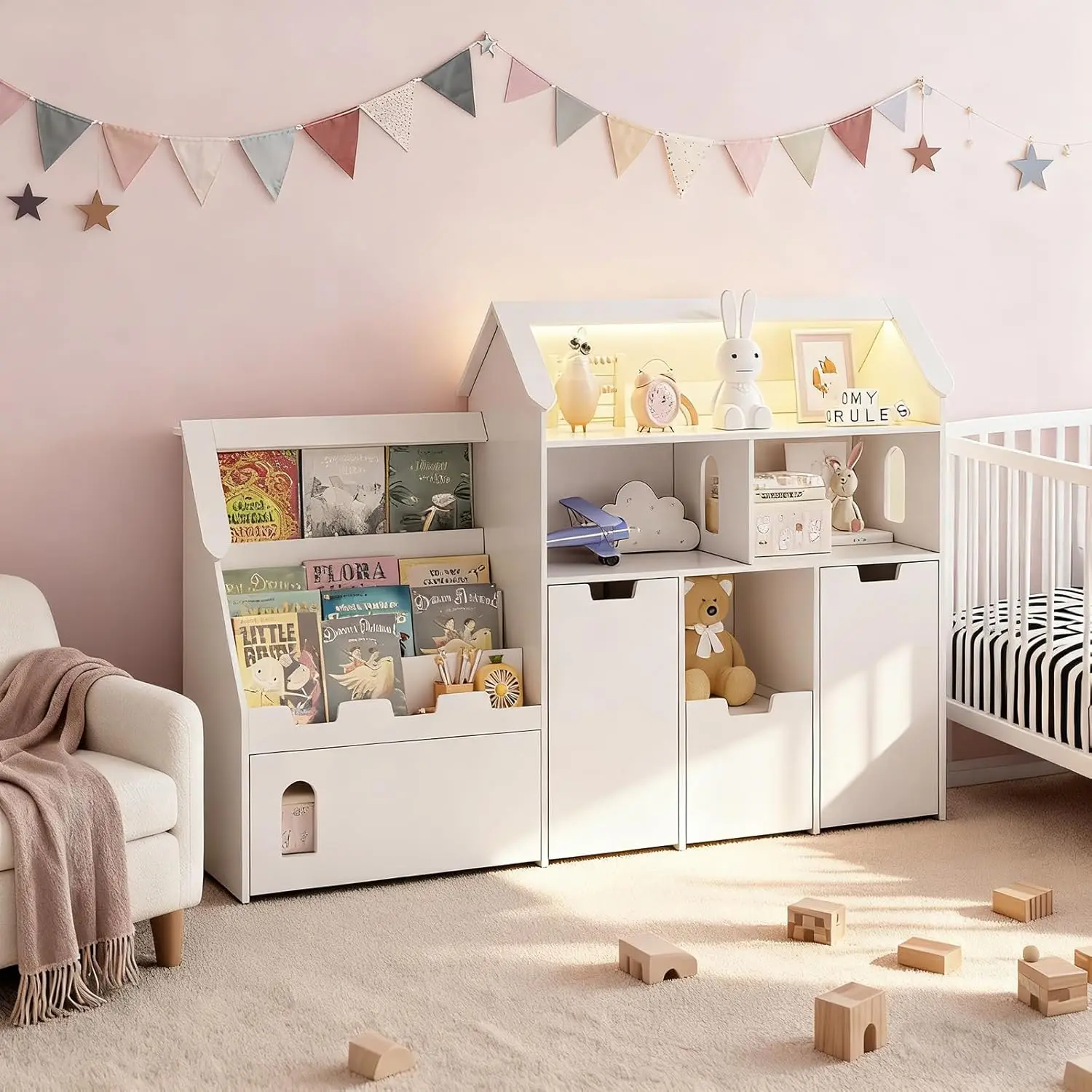White Castle Shaped Kids Books - Kids Toys Drawers ulasan dan harga