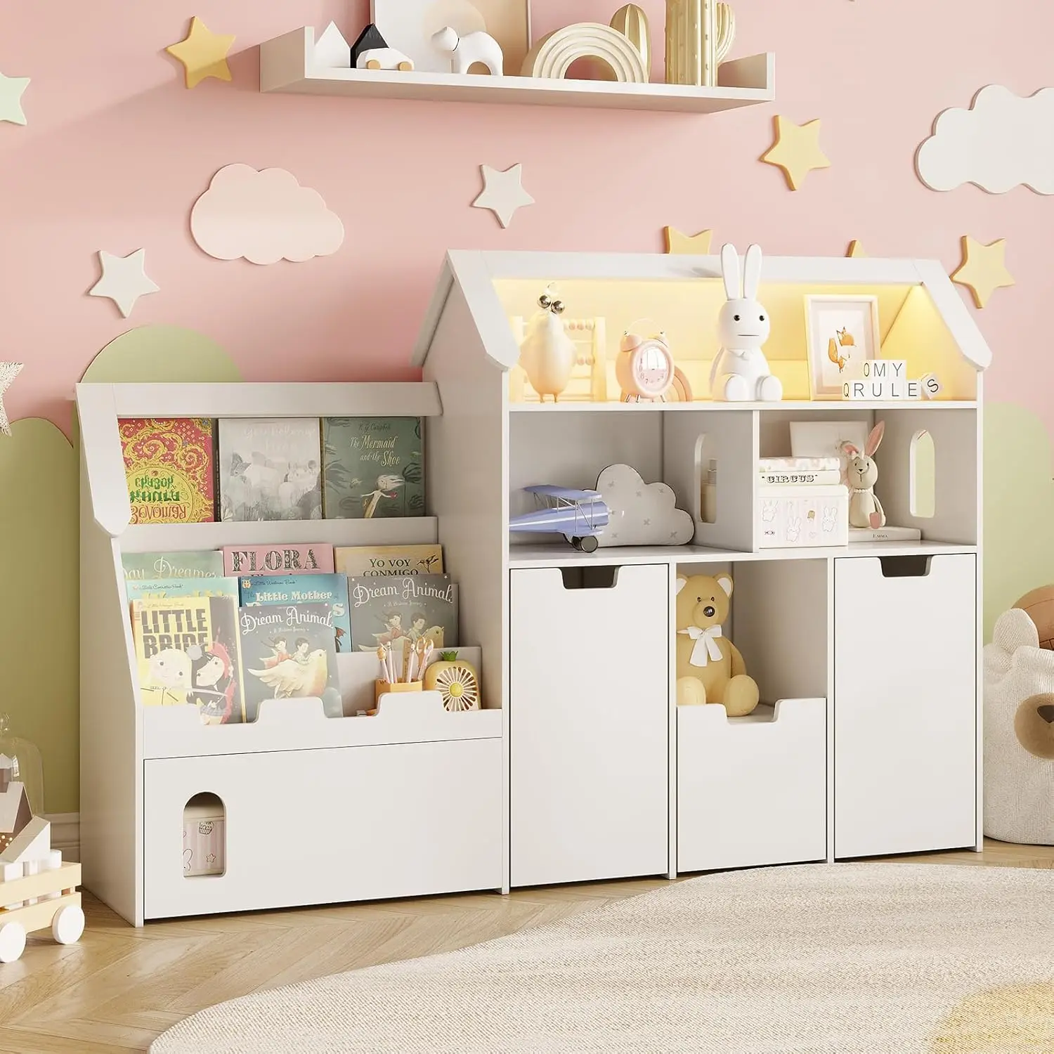 White Castle Shaped Kids Books - Kids Toys Drawers ulasan dan harga