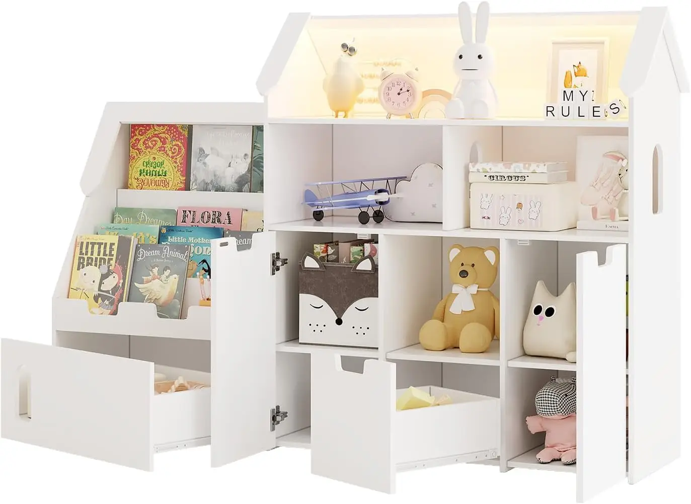 White Castle Shaped Kids Books - Kids Toys Drawers ulasan dan harga