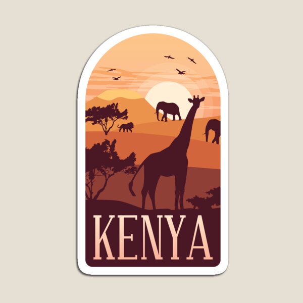 Kenya Africa Design  Magnet fo - Kids Toys Kenya ulasan dan harga