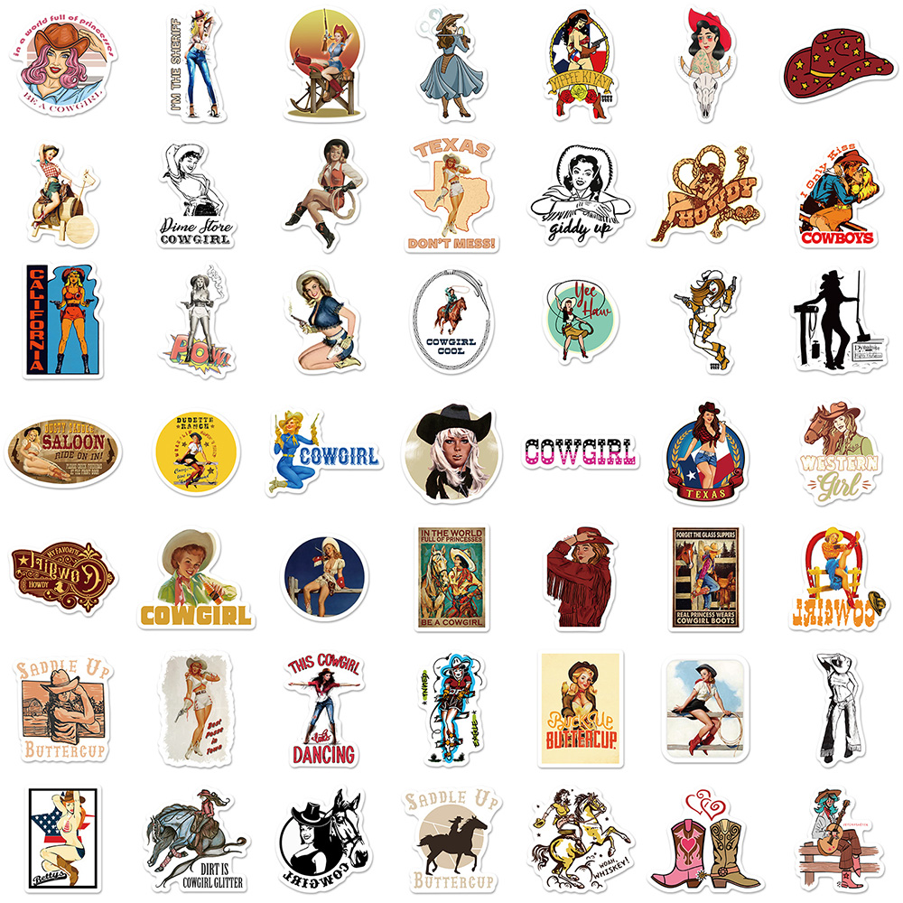 10/30/50PCS Vintage Western Co - Kids Toys Vintage ulasan dan harga