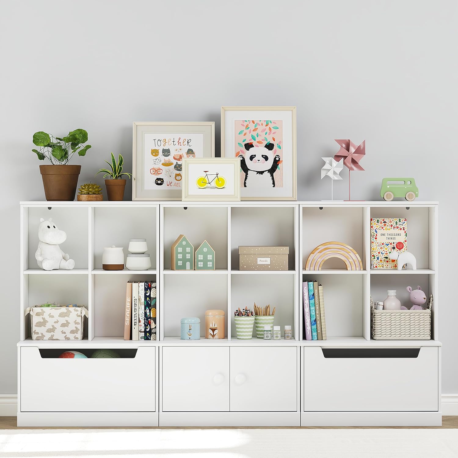 Kids Bookshelf and Toy Storage - Kids Toys Drawers ulasan dan harga