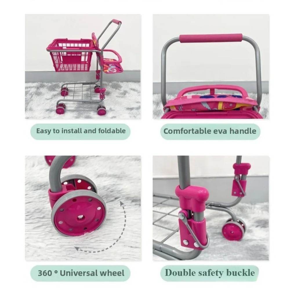 Baby Doll Shopping Cart for Gi - Kids Toys Shop ulasan dan harga