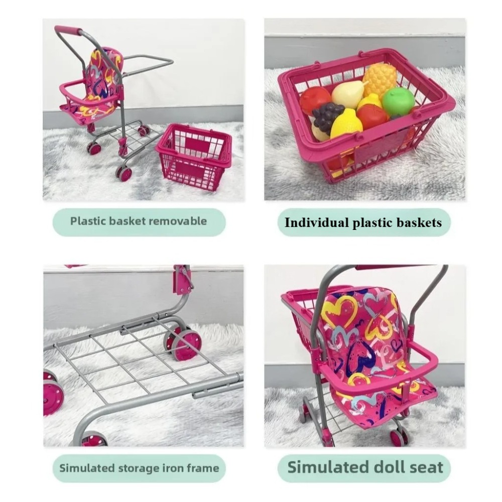 Baby Doll Shopping Cart for Gi - Kids Toys Shop ulasan dan harga