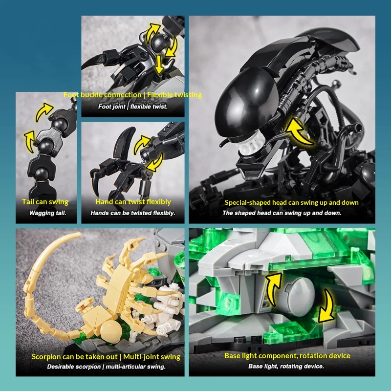 Hot Selling  Alien Monster Xen - Xenomorph Kids Toys ulasan dan harga