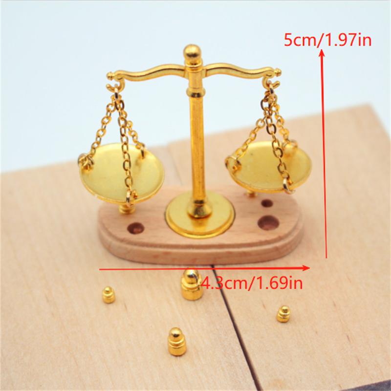 1:12 Dollhouse Vintage Balance - Kids Toys Vintage ulasan dan harga