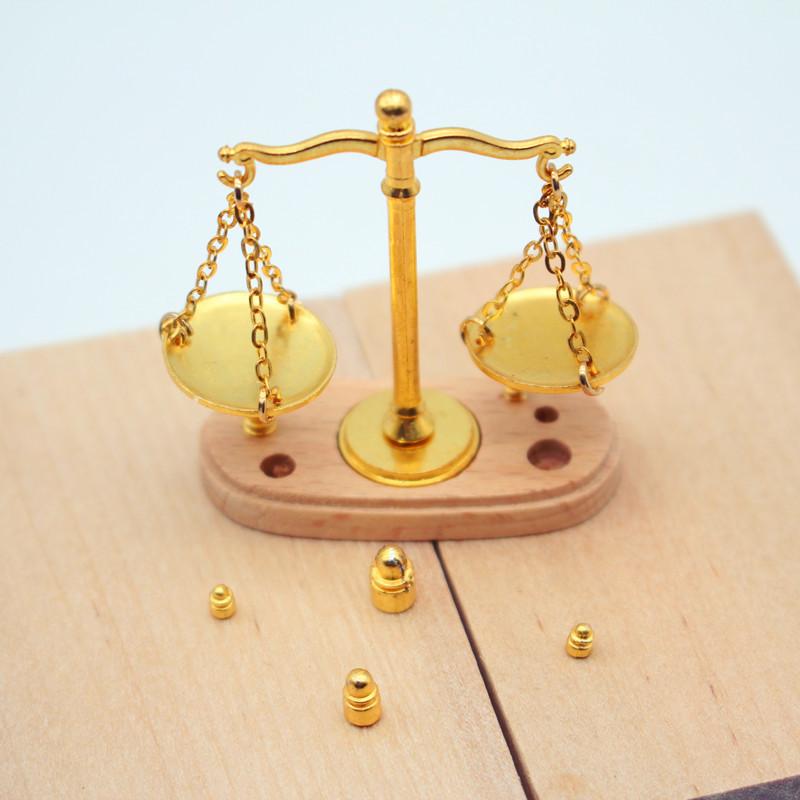 1:12 Dollhouse Vintage Balance - Kids Toys Vintage ulasan dan harga