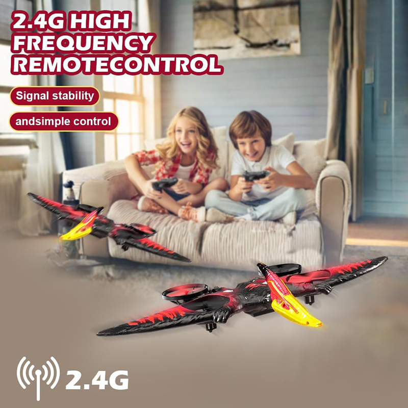 RC Plane Pterosaur 2.4G 6-Axis - Kids Toys Under $10 ulasan dan harga