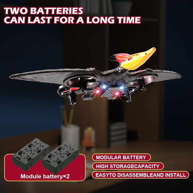 RC Plane Pterosaur 2.4G 6-Axis - Kids Toys Under $10 ulasan dan harga