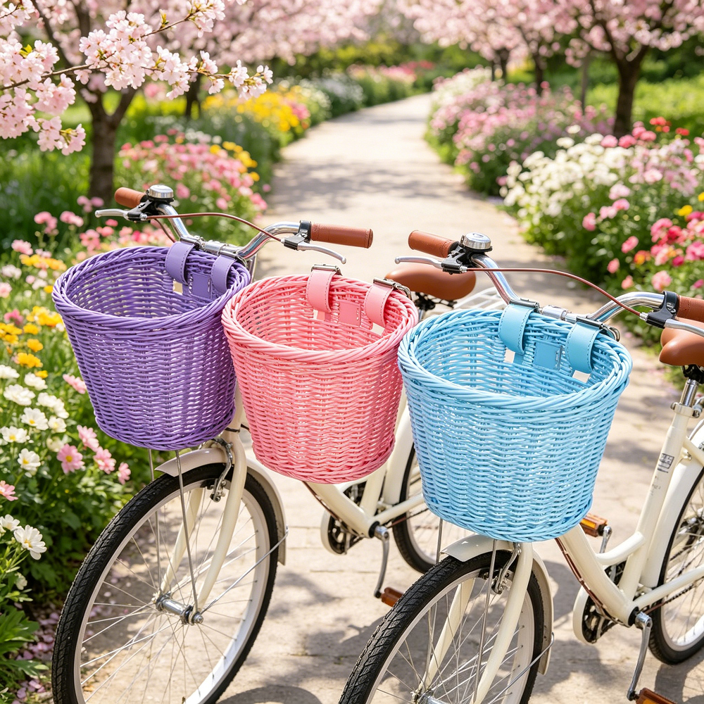 Kids Bike Basket Woven Imitati - Kids Toys Scooter ulasan dan harga