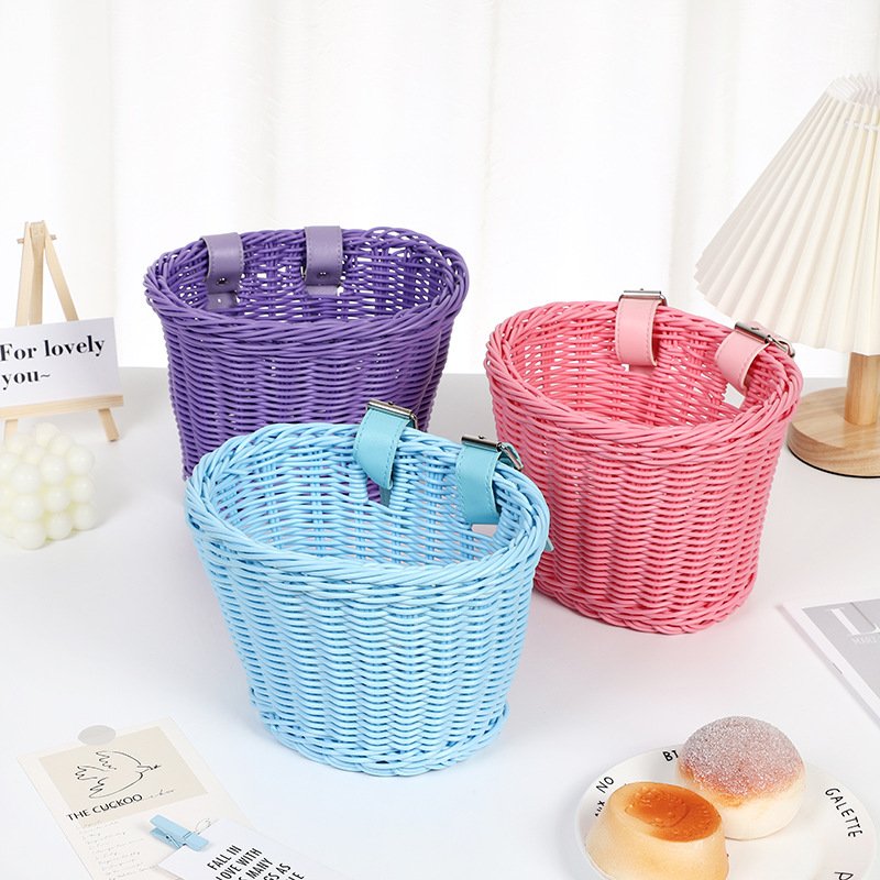 Kids Bike Basket Woven Imitati - Kids Toys Scooter ulasan dan harga