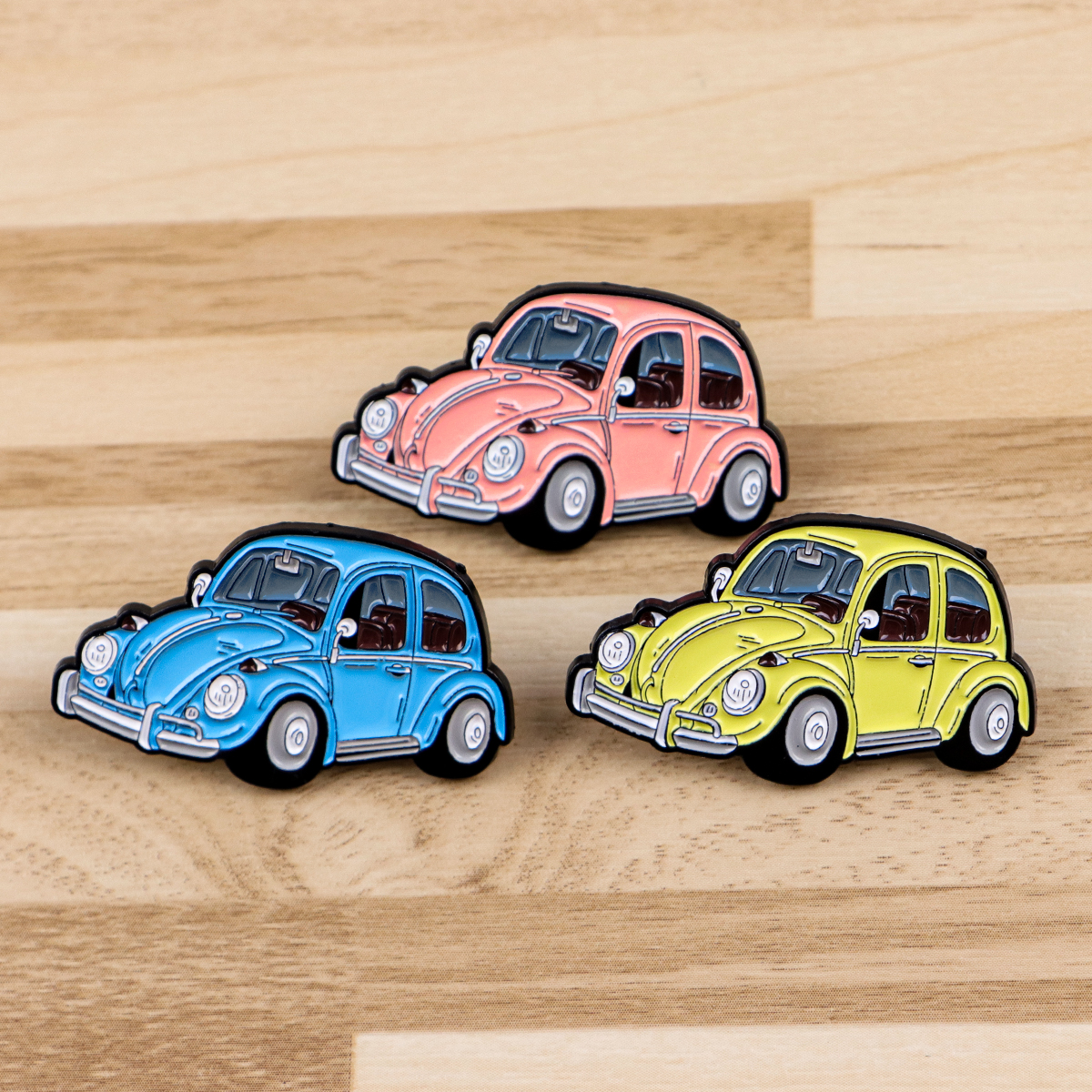 3pcs Vintage Car Enamel Pin Ca - Kids Toys Vintage ulasan dan harga