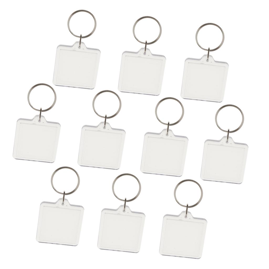 Acrylic Keychain Clear Key Rin - Kids Toys In Store ulasan dan harga