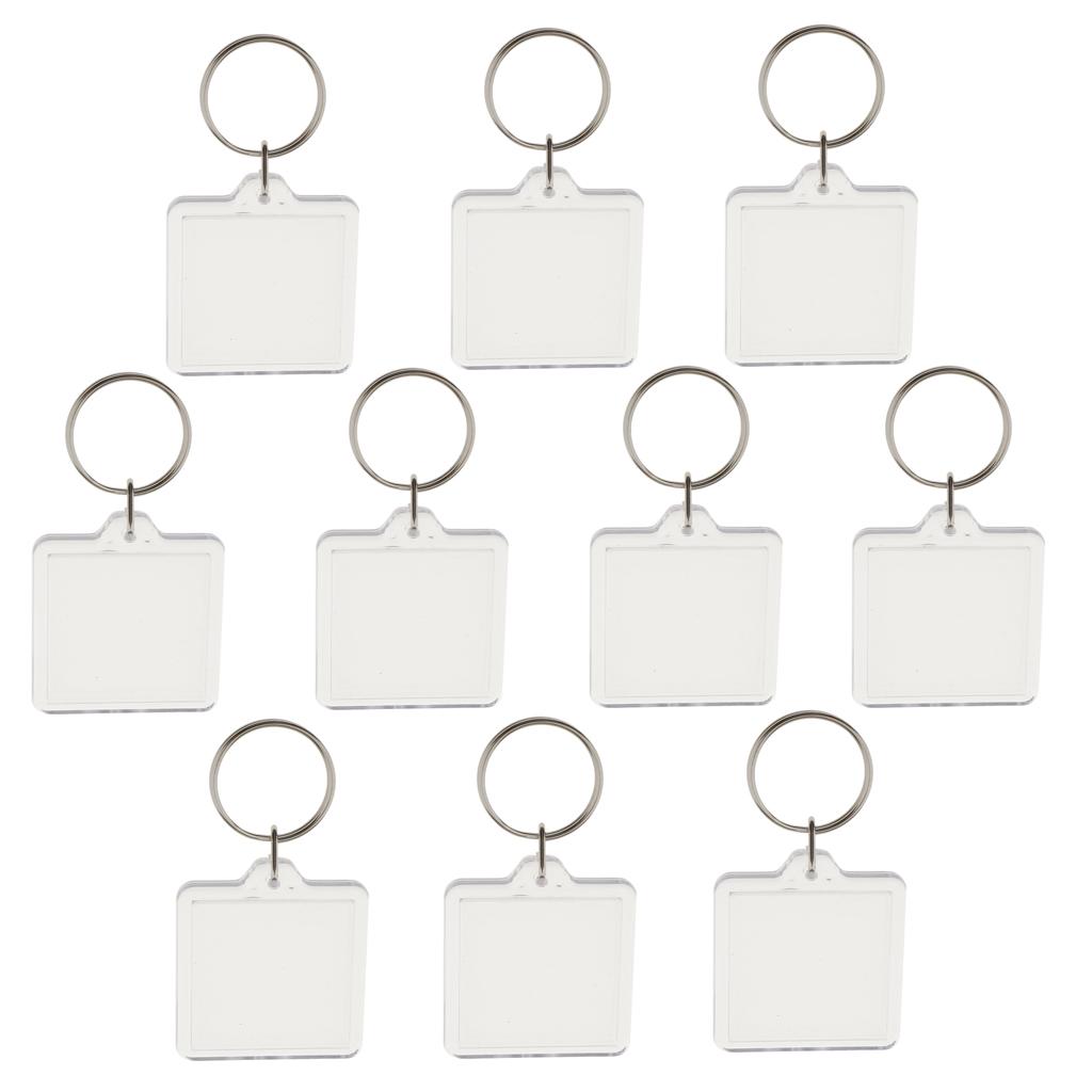Acrylic Keychain Clear Key Rin - Kids Toys In Store ulasan dan harga