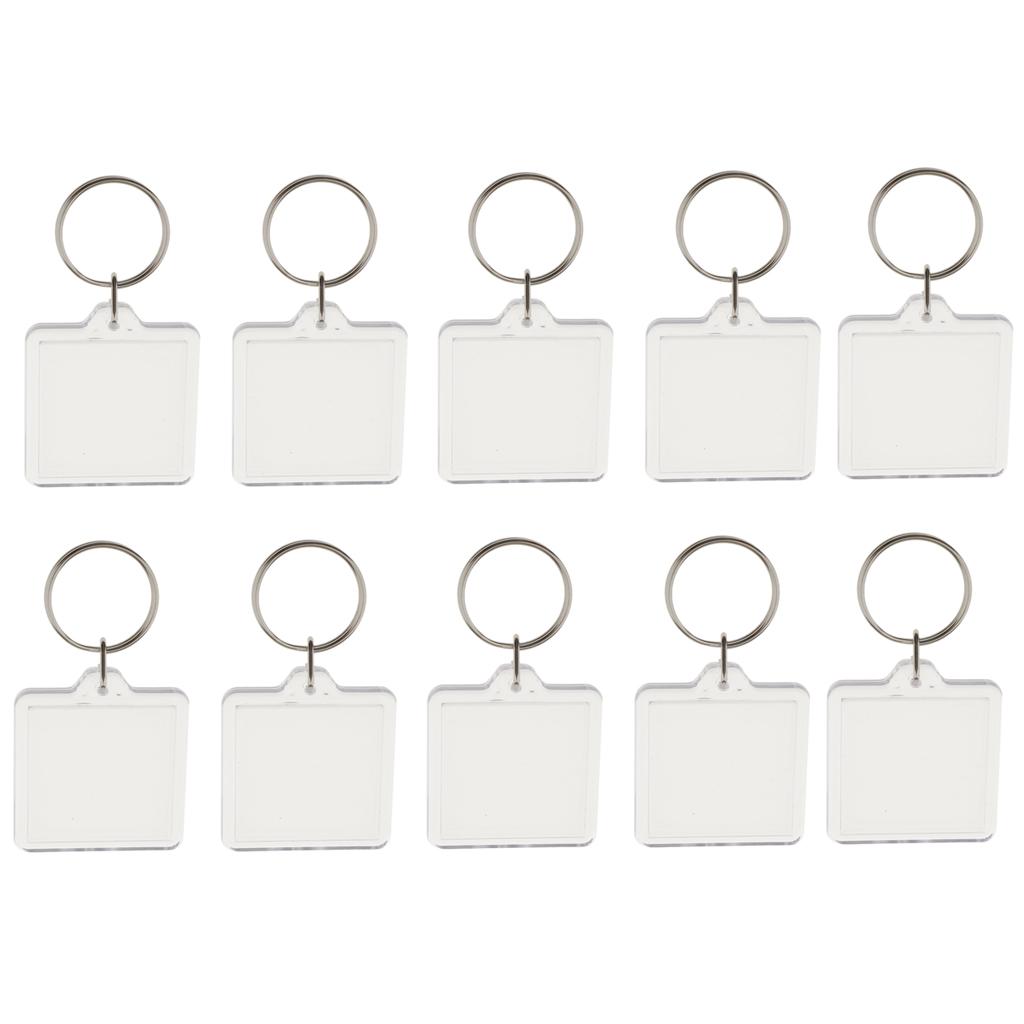 Acrylic Keychain Clear Key Rin - Kids Toys In Store ulasan dan harga