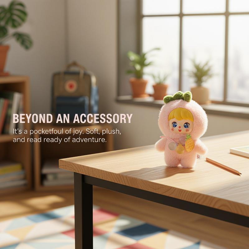Cute Fruit Plush Doll Keychain - Kids Y Toys ulasan dan harga