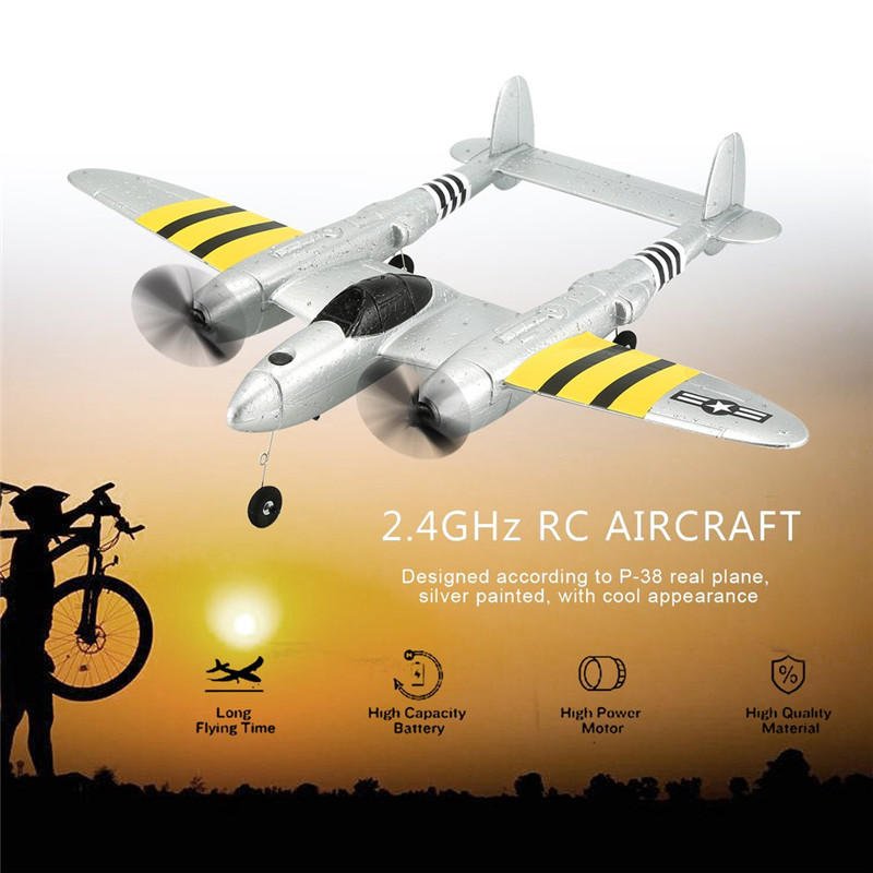 RC Plane P38 Airplane Model Ou - Kids Toys Under $10 ulasan dan harga