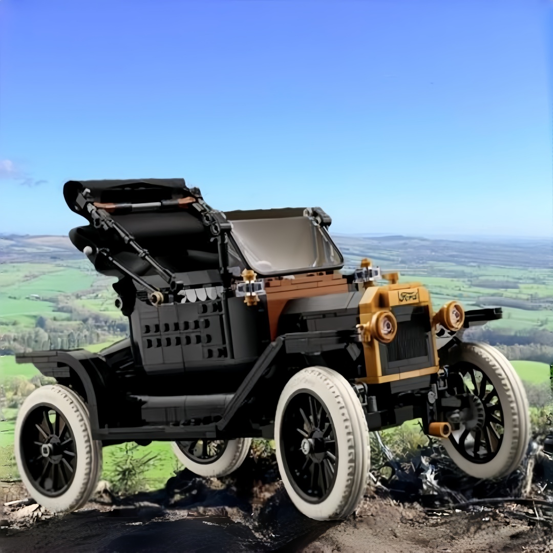 New 1060pcs MOC Ford Model T B - Kids Toys Vintage ulasan dan harga