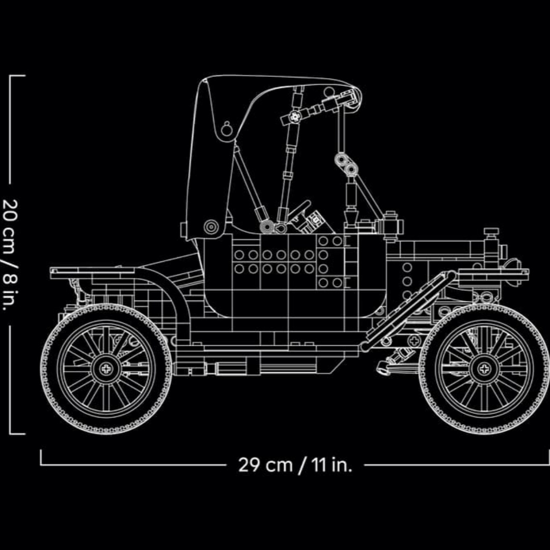 New 1060pcs MOC Ford Model T B - Kids Toys Vintage ulasan dan harga
