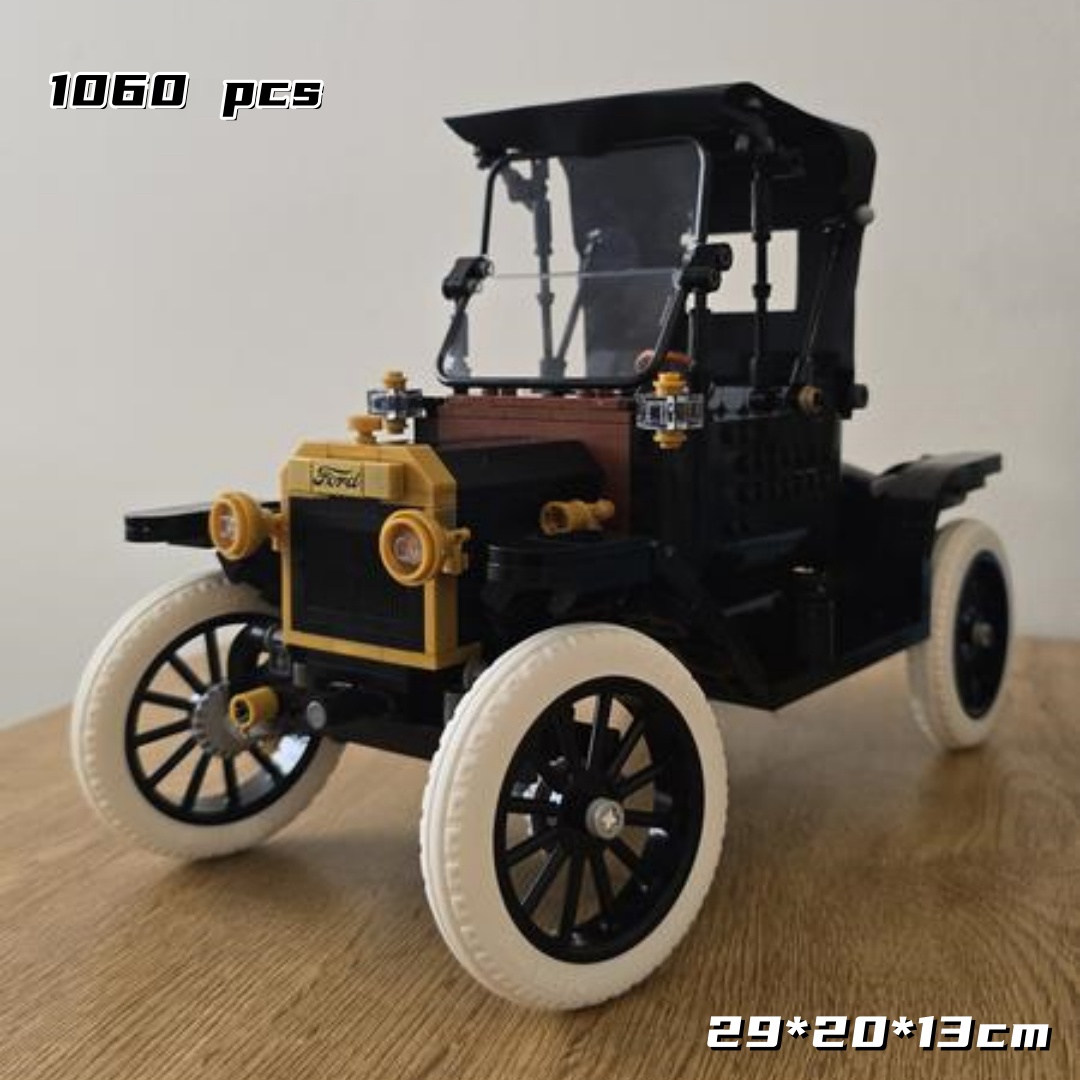 New 1060pcs MOC Ford Model T B - Kids Toys Vintage ulasan dan harga