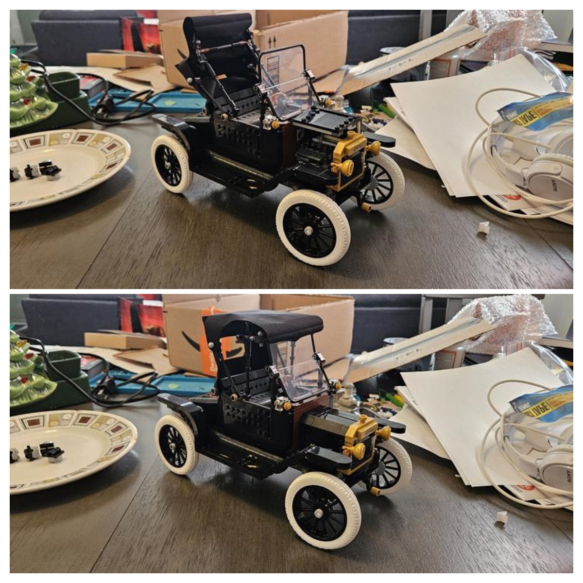 New 1060pcs MOC Ford Model T B - Kids Toys Vintage ulasan dan harga