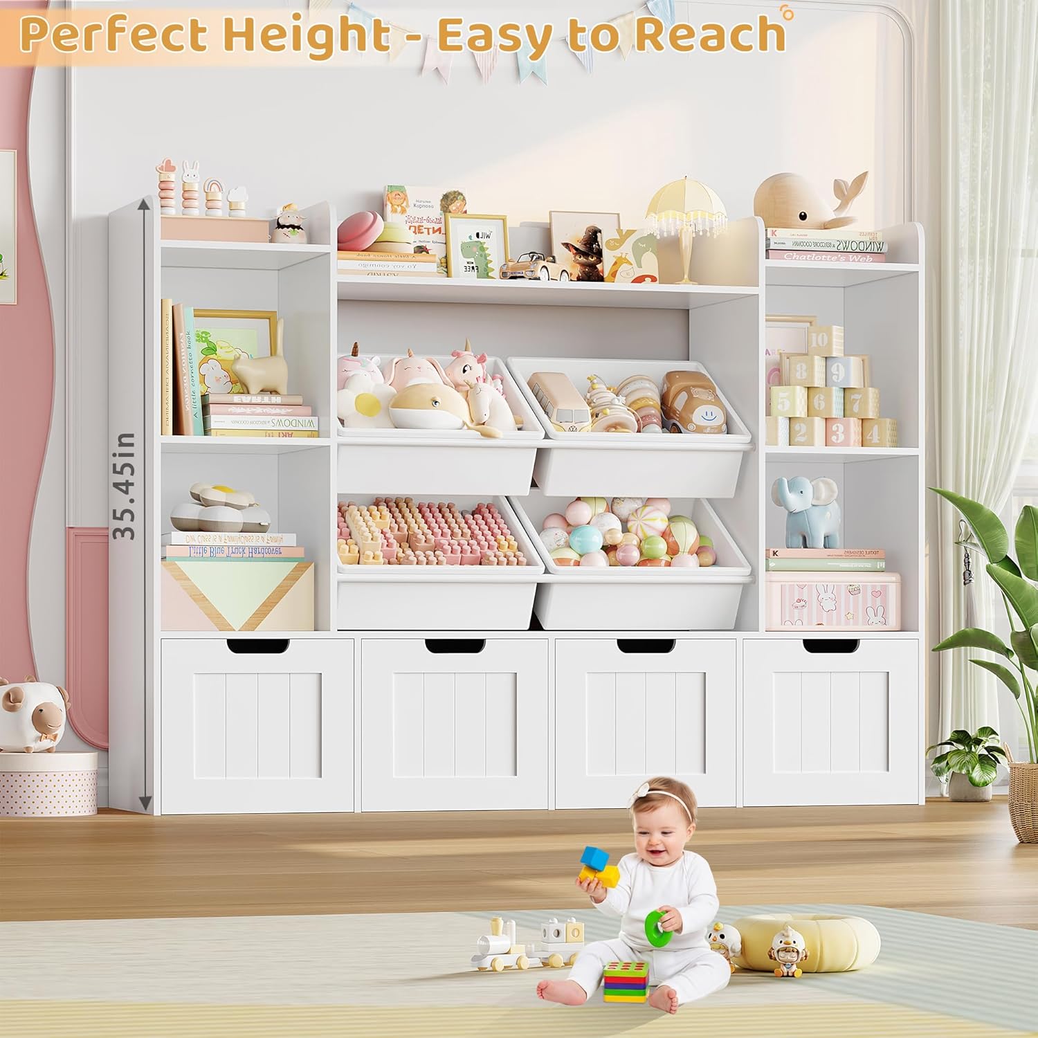 Toy Storage Organizer, Toy Org - Kids Toys Drawers ulasan dan harga